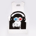  Camiseta Tirantes mono con gafas