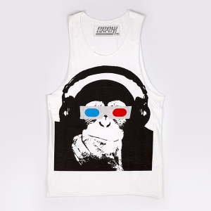  Camiseta Tirantes mono con gafas