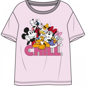 Camiseta Minnie Mouse Rosa Chill
